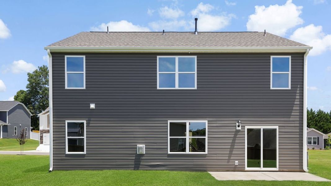 Exterior details and patio area of a home in Palmetto Valley, Anderson (Image 22).