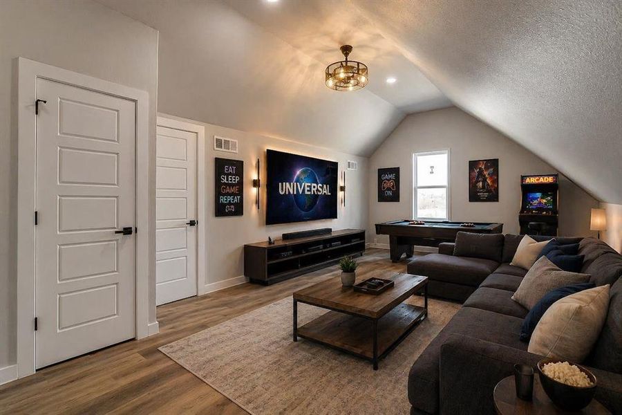 Furnished interior view inside a new home in , Glen Rose (Image 16).