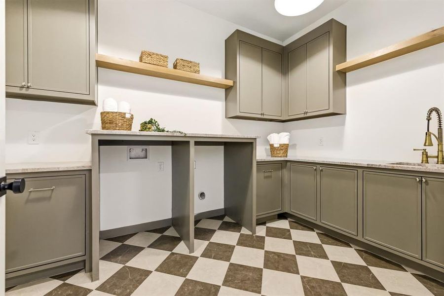 First floor laundry room (secondary laundry room on 2nd floor)