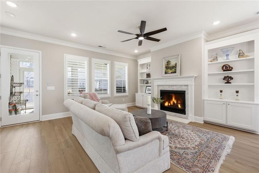 Furnished interior view inside a new home in , Cumming (Image 16).