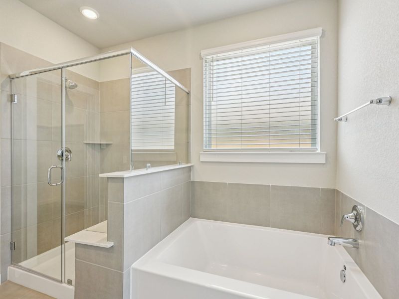 Furnished interior view inside a new home in Heights of Barbers Hill, Baytown (Image 12).