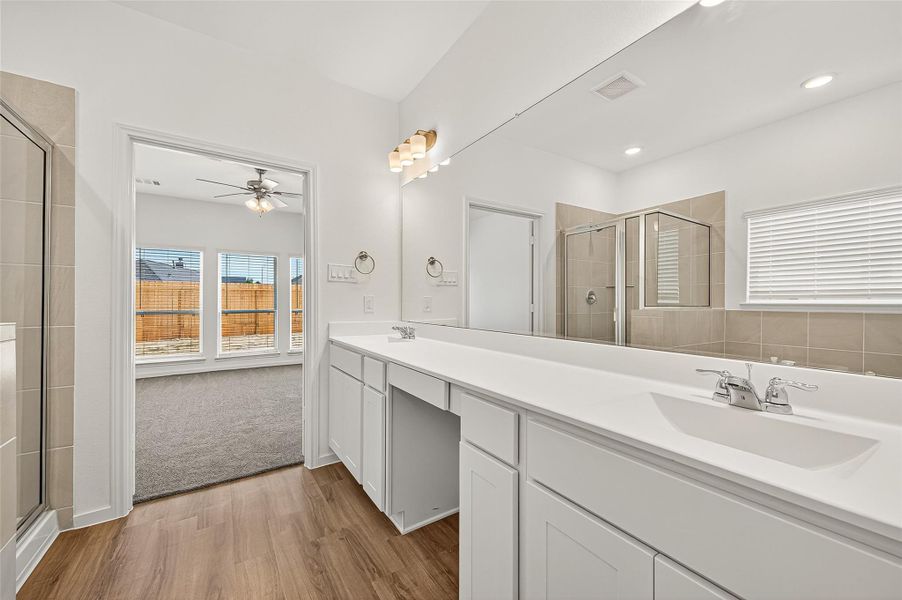 Furnished interior view inside a new home in Mill Creek Trails, Magnolia (Image 5).