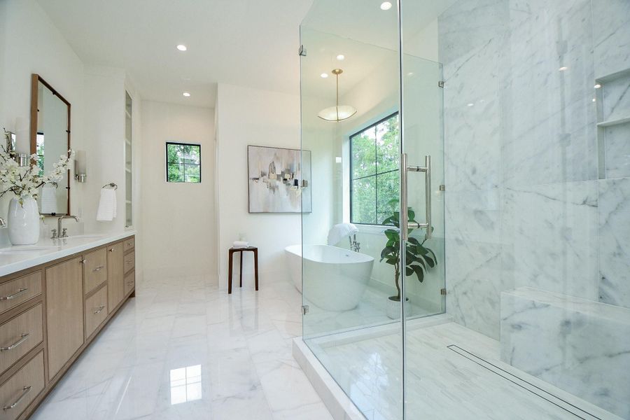 Furnished interior view inside a new home in , Houston (Image 24).