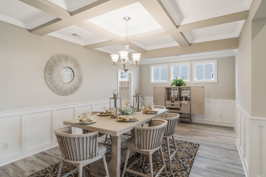 Representative furnished interior of a home built from the The Goldenrod by Chesapeake Homes in Bridgewater - Waterside Village, Little River (Image 12).