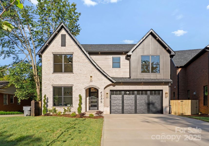 Front exterior of a new home in , Charlotte, NC, highlighting curb appeal (Image 1). Front exterior of a new home in , Charlotte, NC, highlighting curb appeal (Image 1).