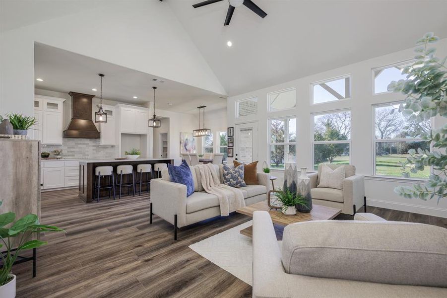 Furnished interior view inside a new home in , Farmersville (Image 15).