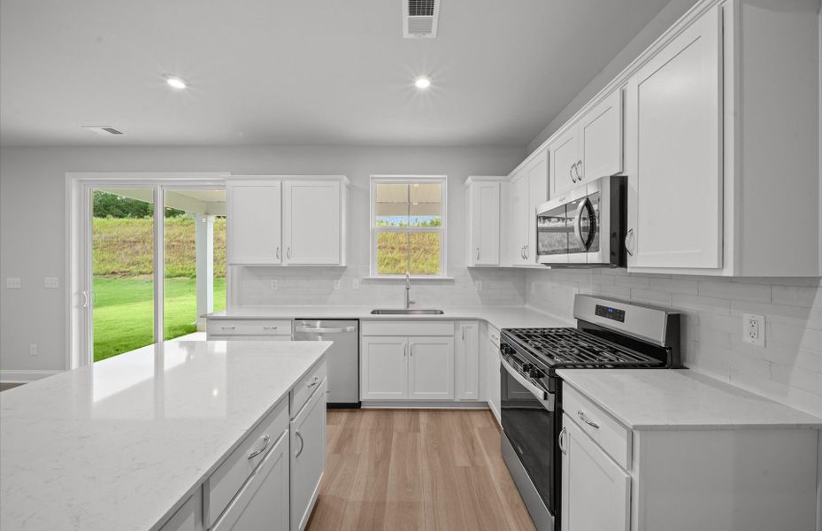 Furnished interior view inside a new home in Sweetwater Hills, Moore (Image 7).