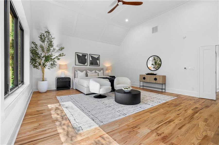 Furnished interior view inside a new home in , Atlanta (Image 45).
