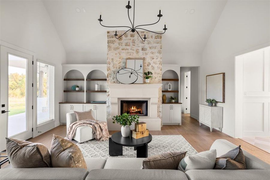 Furnished interior view inside a new home in , Waxahachie (Image 12).