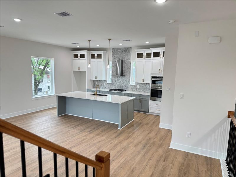 Furnished interior view inside a new home in , Houston (Image 1). Furnished interior view inside a new home in , Houston (Image 1).