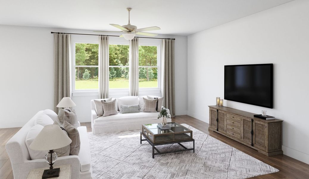 Representative furnished interior of a home built from the Skyway by Mattamy Homes in Cardinal Landing, Coats (Image 7).