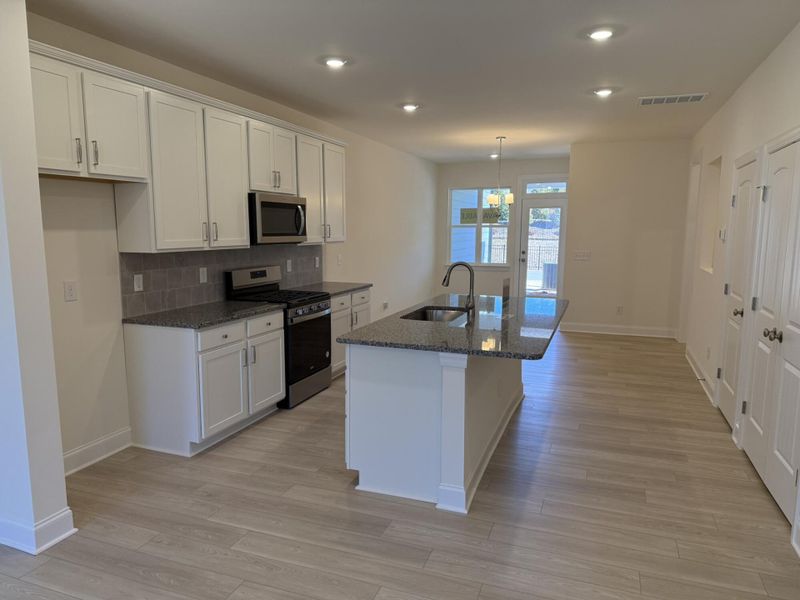 Furnished interior view inside a new home in Enclave at Traditions Townhomes, Wake Forest (Image 5).