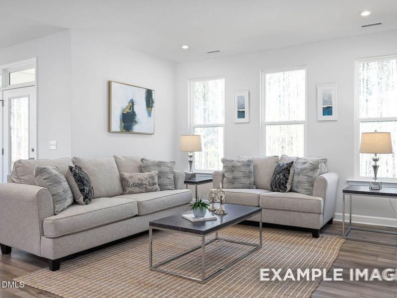 Furnished interior view inside a new home in Woodland Crossing, Zebulon (Image 6).