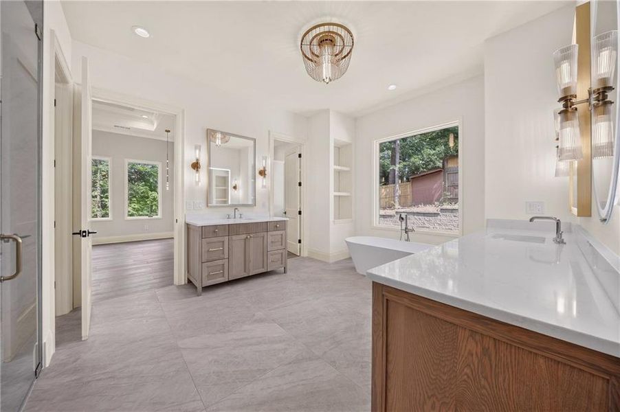 Furnished interior view inside a new home in , Lawrenceville (Image 43).