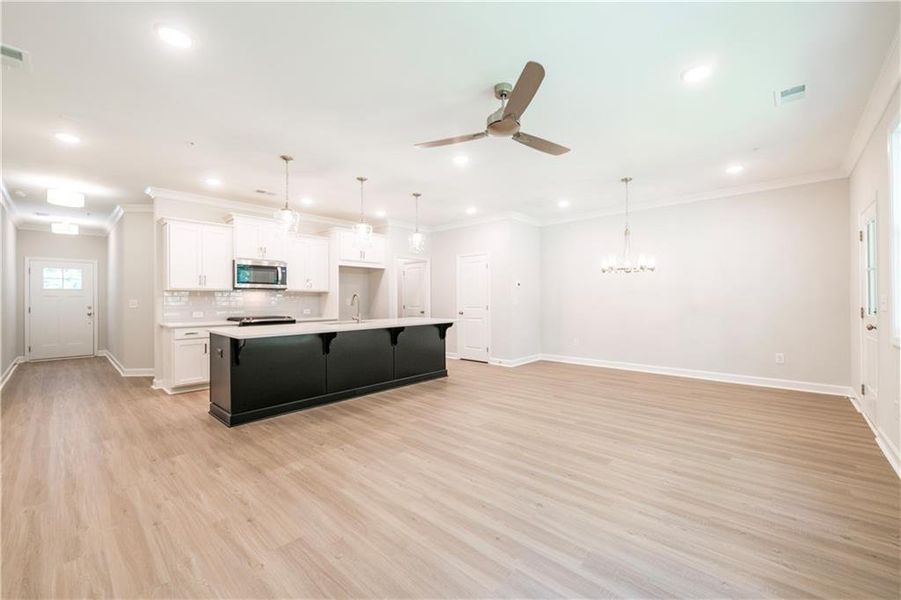 Spacious, unfurnished interior of a new home in River Walk Place, Lawrenceville (Image 21).