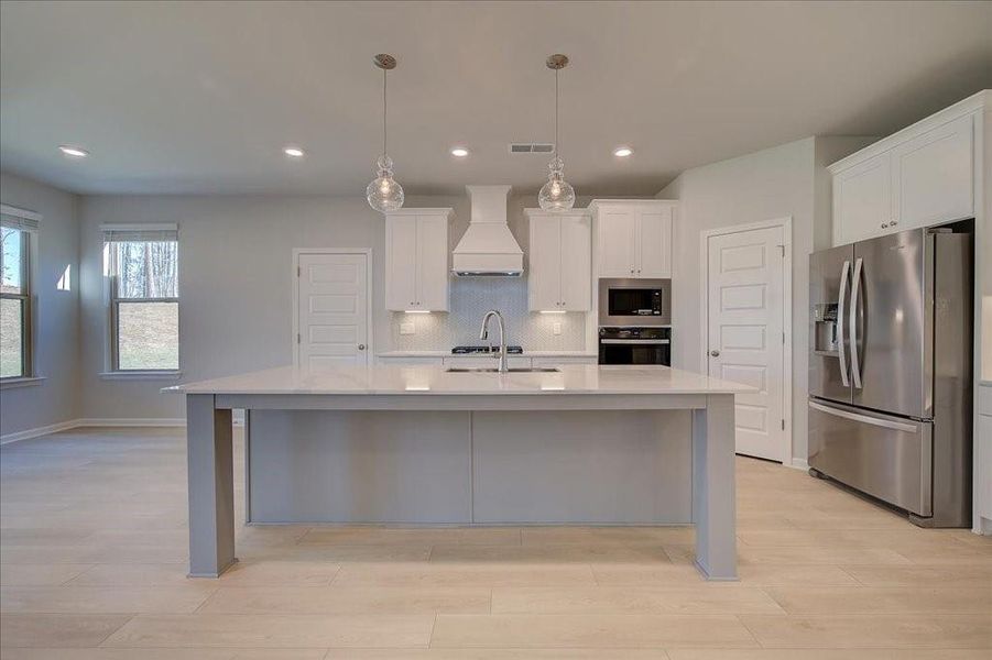 Furnished interior view inside a new home in Riverbend Overlook, Fayetteville (Image 5).