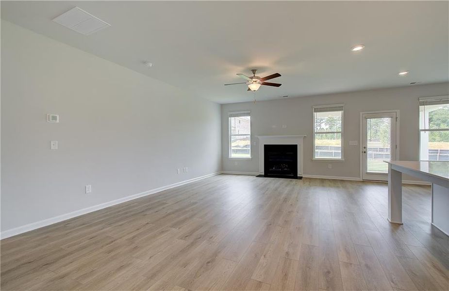 Spacious, unfurnished interior of a new home in Grandview at Millers Mill, Stockbridge (Image 13). Spacious, unfurnished interior of a new home in Grandview at Millers Mill, Stockbridge (Image 13).