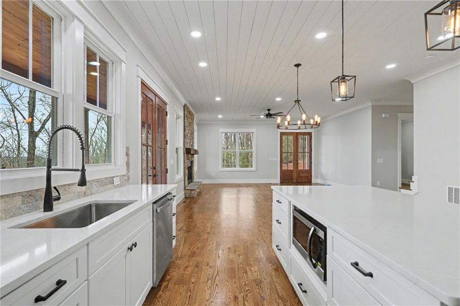 Furnished interior view inside a new home in , Clayton (Image 4).