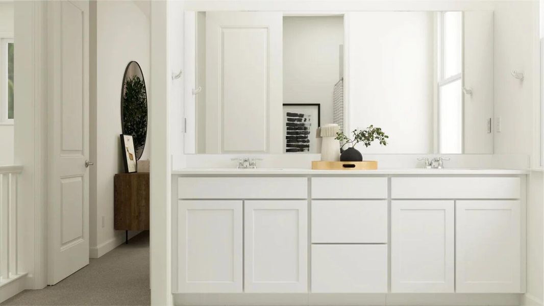 Furnished interior view inside a new home in Arden: The Providence Collection, Loxahatchee (Image 5).