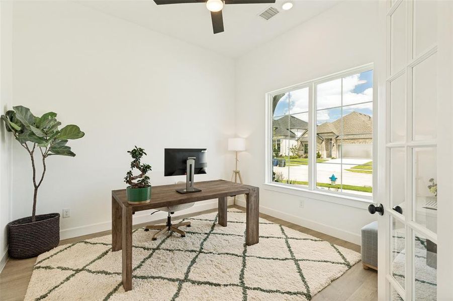 Furnished interior view inside a new home in , McKinney (Image 27). Furnished interior view inside a new home in , McKinney (Image 27).