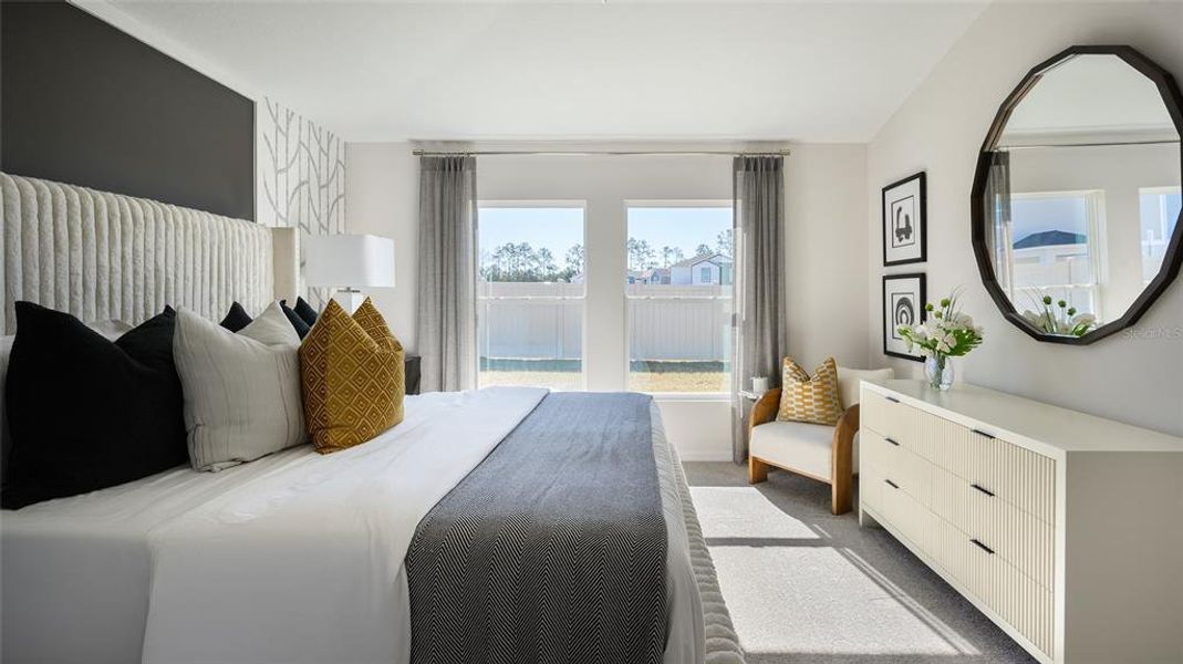 Furnished interior view inside a new home in Pasadena Ridge, Zephyrhills (Image 8). Furnished interior view inside a new home in Pasadena Ridge, Zephyrhills (Image 8).