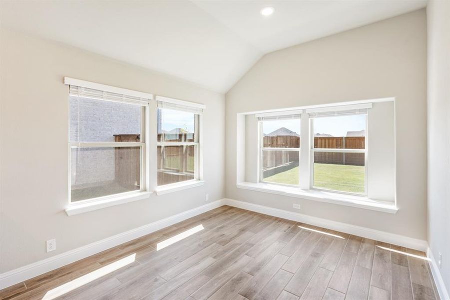 Spacious, unfurnished interior of a new home in Devonshire Classic 50-55, Forney (Image 28). Spacious, unfurnished interior of a new home in Devonshire Classic 50-55, Forney (Image 28).