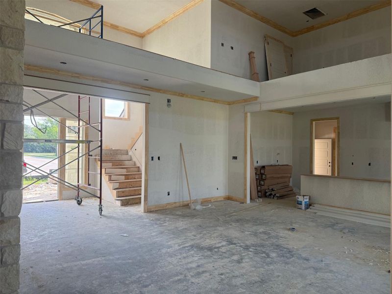 In-progress construction of a new home in , College Station, TX (Image 7).