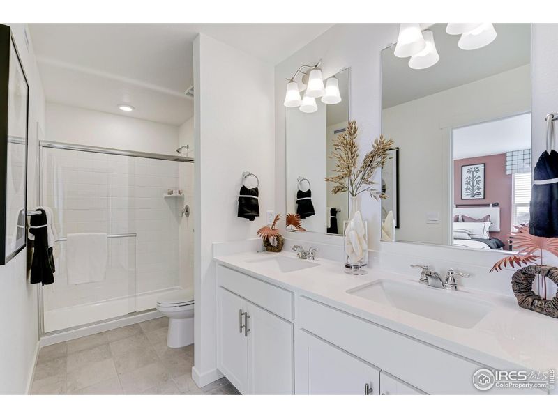 Furnished interior view inside a new home in Revere at Johnstown, Johnstown (Image 17).