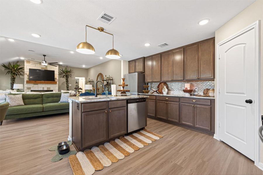 Furnished interior view inside a new home in , Livingston (Image 22).