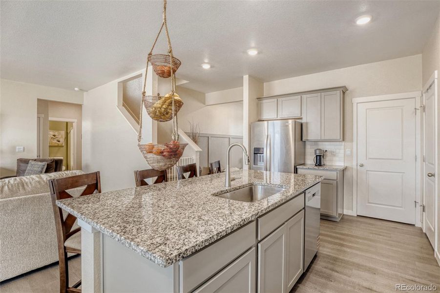 Furnished interior view inside a new home in Spring Valley Ranch, Elizabeth (Image 13). Furnished interior view inside a new home in Spring Valley Ranch, Elizabeth (Image 13).