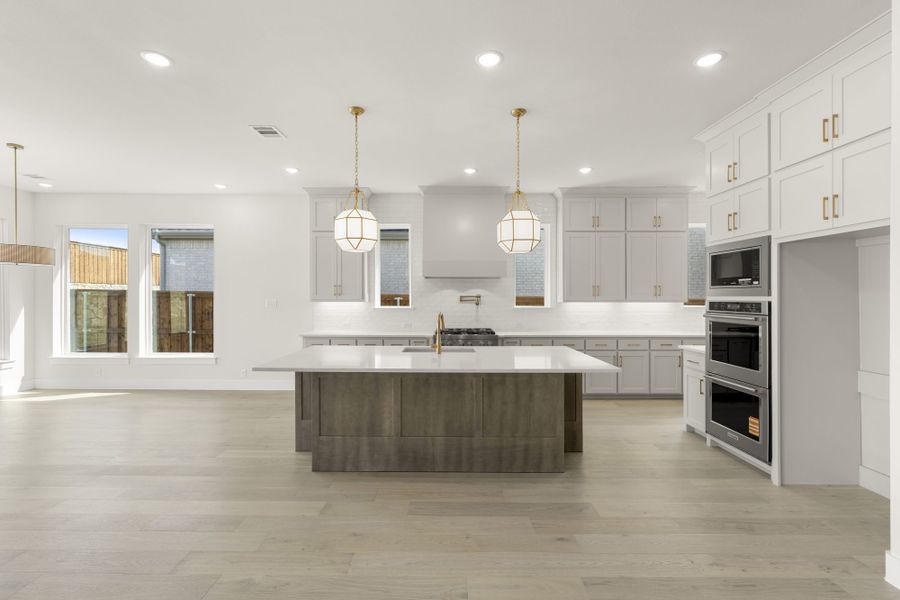 Furnished interior view inside a new home in StarView, Prosper (Image 7).