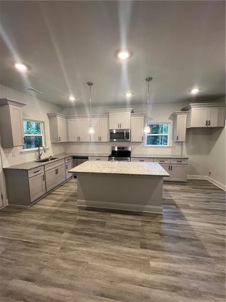 Furnished interior view inside a new home in The Fields of Walnut Creek, Pendergrass (Image 4). Furnished interior view inside a new home in The Fields of Walnut Creek, Pendergrass (Image 4).