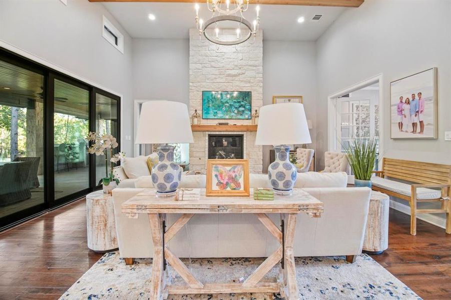 Furnished interior view inside a new home in , Bullard (Image 34).