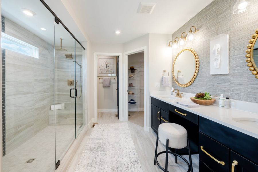 Representative furnished interior of a home built from the Clay by Fischer Homes in Leeland Farms, Fuquay Varina (Image 22).