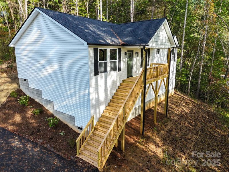 Exterior details and patio area of a home in , Fairview (Image 19).