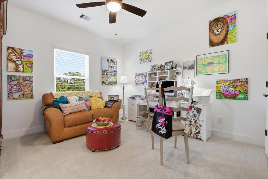 Furnished interior view inside a new home in Magnolia Woods - 70', Magnolia (Image 41).