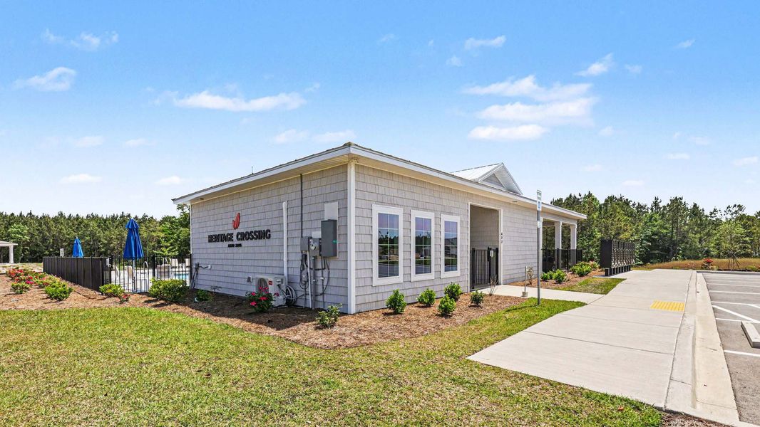 Exterior details and patio area of a home in Heritage Crossing, Conway (Image 4).