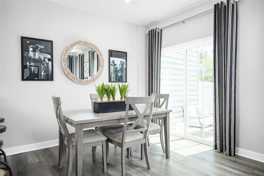 Representative furnished interior of a home built from the Roxbury by Ryan Homes in Cannon Run, Concord (Image 10).