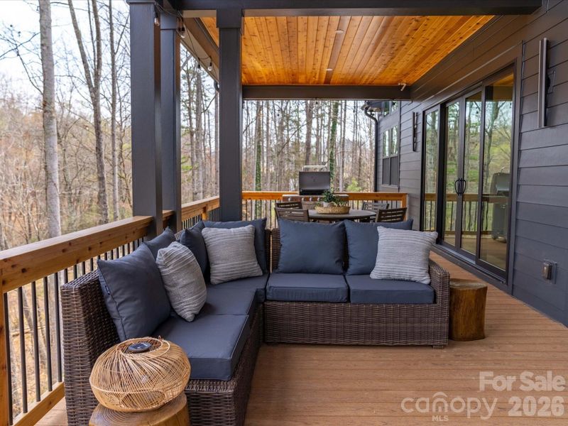 Exterior details and patio area of a home in , Mooresville (Image 31).