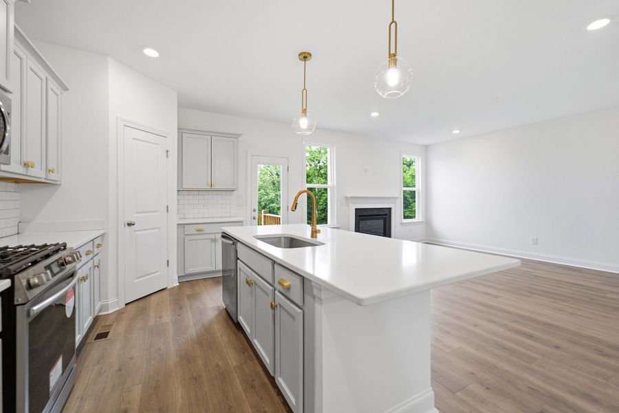 Furnished interior view inside a new home in The Retreat at Norman Farm, Hendersonville (Image 6).