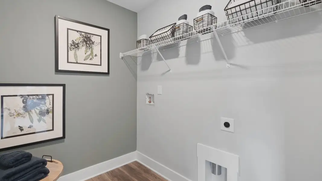 Laundry Room of The Drayton Design by DRB Homes