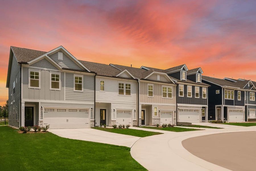 Representative exterior photo of a completed home built from the Magnolia by Taylor Morrison in Buffalo Townes, Garner, NC (Image 2).