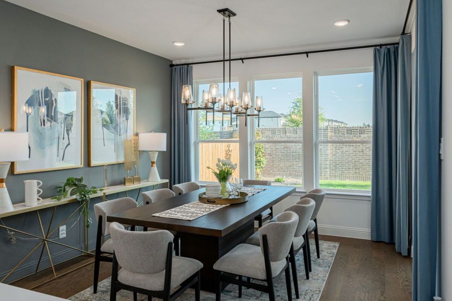 Furnished interior view inside a new home in Lexington Frisco, Frisco (Image 15).