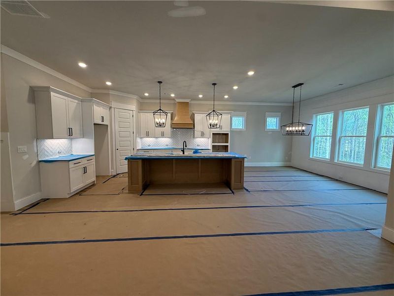 In-progress construction of a new home in , Pendergrass, GA (Image 22).