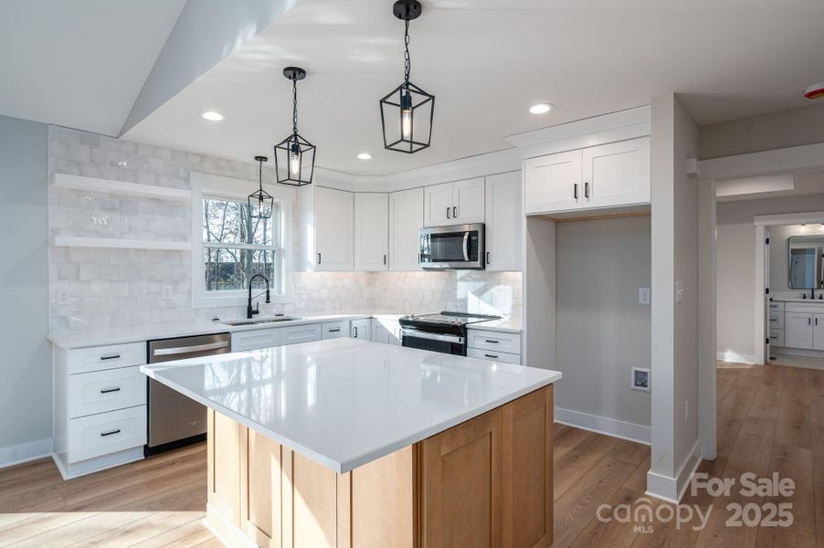 Furnished interior view inside a new home in , Newton (Image 7).