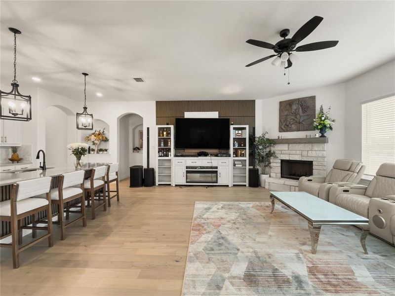 Furnished interior view inside a new home in Belle Meadows, Cleburne (Image 28).