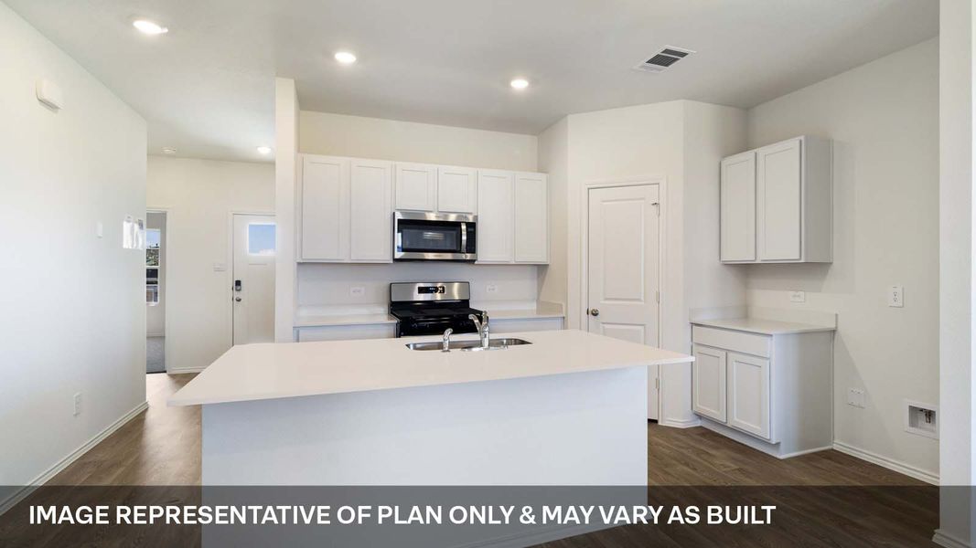 Furnished interior view inside a new home in Marigold, Kyle (Image 3). Furnished interior view inside a new home in Marigold, Kyle (Image 3).