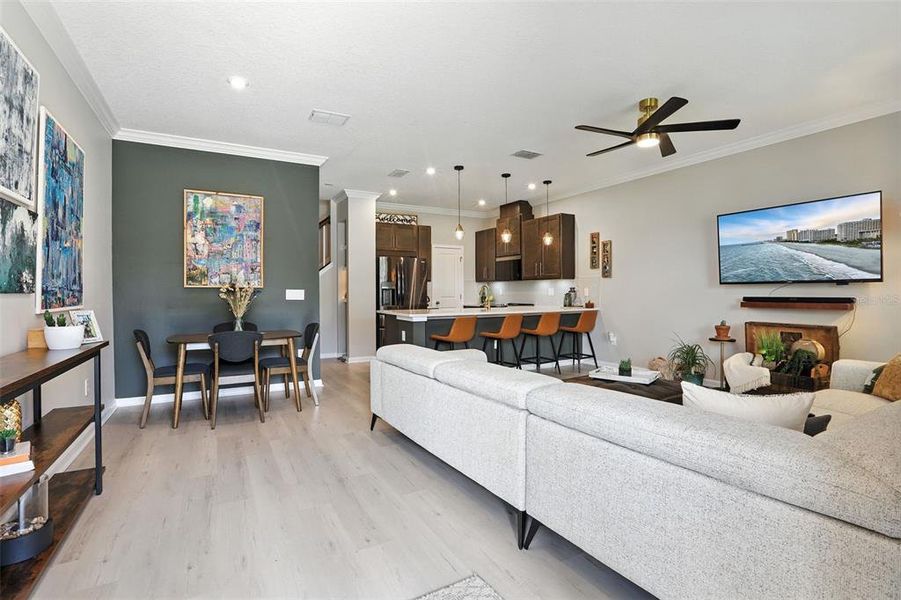 Furnished interior view inside a new home in Waterbrooke, Clermont (Image 31). Furnished interior view inside a new home in Waterbrooke, Clermont (Image 31).