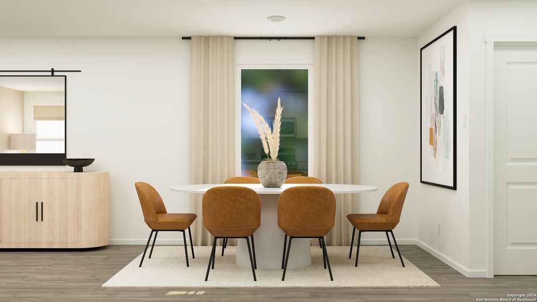 Furnished interior view inside a new home in Espada, San Antonio (Image 14).