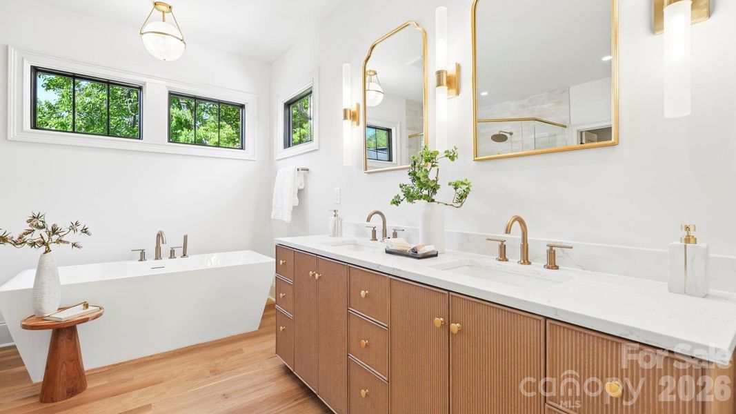 Furnished interior view inside a new home in , Charlotte (Image 31).